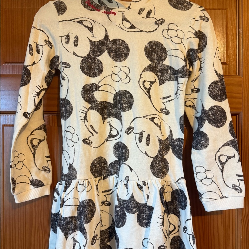Disney Mickey Mouse Print Dress for girls NWOT